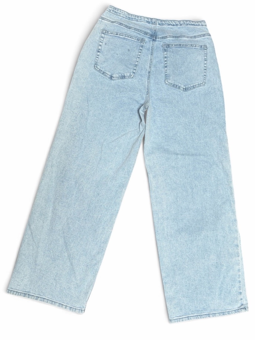 Flamingals Light Wash Wide Leg Jeans - Picture 3 of 4